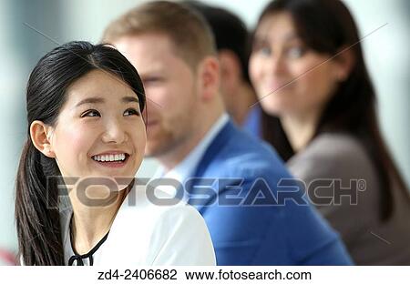 Stock Image - Business woman. Fotosearch