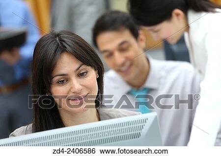 Stock Photograph - Business woman. Fotosearch