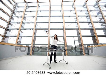 Business woman with digital tablet View Large Photo Image Stock Photo - Business woman with digital tablet. Fotosearch
