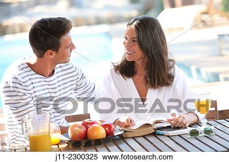 "Couple, breakfast" View Large Photo Image Stock Photography - "Couple, breakfast". Fotosearch