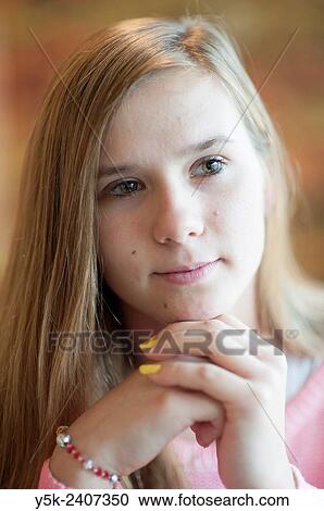 "Driebergen, Netherlands. Young, thoughtful teenager pondering during a conversation. " View Large Photo Image Stock Image - "Driebergen, Netherlands. Young, thoughtful teenager pondering during a conversation. ". Fotosearch