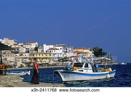 Stock Photo - "Ermioni, Argolid region, Peloponnese, Greece, Southern Europe. ". Fotosearch