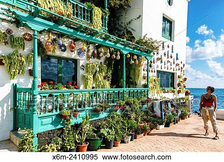 Stock Photography - "Punta Mujeres, Haria. Lanzarote, Canary Islands, Spain, Europe. ". Fotosearch