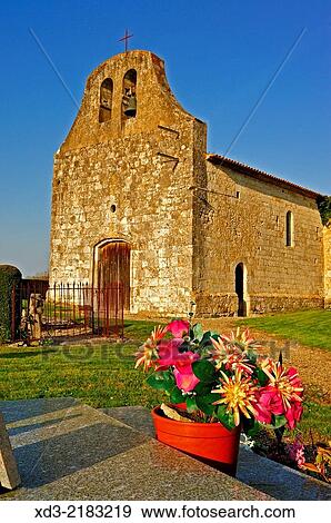 "Queyssel Church, Lot-et-Garonne Department, Aquitaine, France. " View Large Photo Image Stock Photo - "Queyssel Church, Lot-et-Garonne Department, Aquitaine, France. ". Fotosearch
