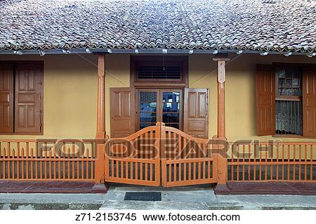 Stock Photography - "Sri Lanka, Galle, house, heritage architecture,.". Fotosearch