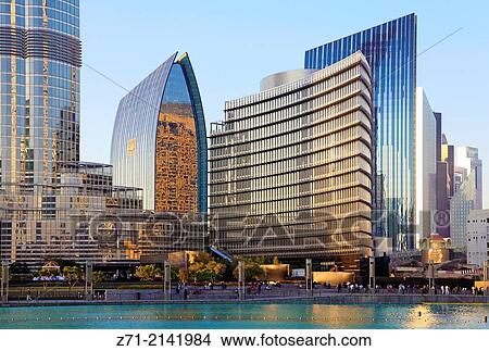 "United Arab Emirates, Dubai, Downtown, modern architecture, skyline,." View Large Photo Image Picture - "United Arab Emirates, Dubai, Downtown, modern architecture, skyline,.". Fotosearch