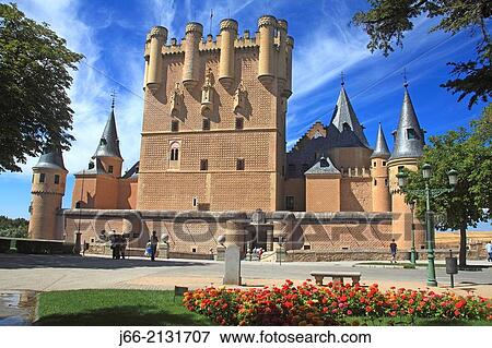 Stock Photo - Alcazar of Segovia.. Fotosearch
