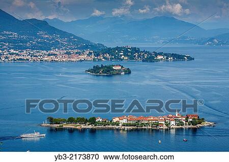 An Aerial View of The Isola Dei Pescatori, Lake Maggiore, Lombardy, Italy. View Large Photo Image Stock Image - An Aerial View of The Isola Dei Pescatori, Lake Maggiore, Lombardy, Italy.. Fotosearch