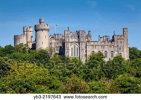 Stock Image - Arundel Castle, Arundel, West Sussex, England.. Fotosearch