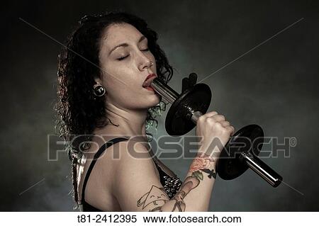 Stock Photography - athlete portrait sexy and transgressive, Spain. Fotosearch
