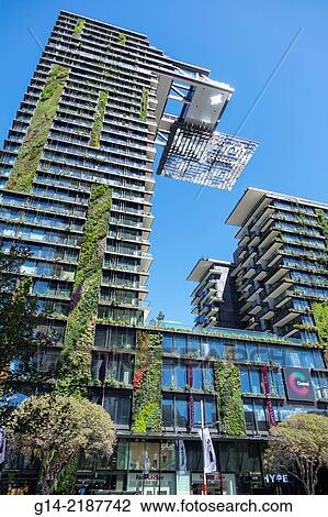 Australia, NSW, New South Wales, Sydney, Chippendale, One Central Park, apartment building complex, vertical gardens, cantilever, residences. View Large Photo Image Stock Image - Australia, NSW, New South Wales, Sydney, Chippendale, One Central Park, apartment building complex, vertical gardens, cantilever, residences.. Fotosearch