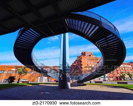 Bridge in Bilbao, Biscay, Basque Country, Spain. View Large Photo Image Stock Image - Bridge in Bilbao, Biscay, Basque Country, Spain.. Fotosearch