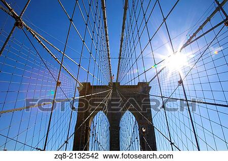 Stock Image - Brooklyn Bridge in New York City.. Fotosearch