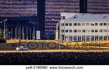 Buildings in Reykjavik, Iceland. View Large Photo Image Stock Image - Buildings in Reykjavik, Iceland.. Fotosearch