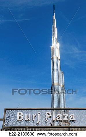 Burj Khalifa, tallest building in the world (828m), Dubai, United Arab Emirates, Persian Gulf. View Large Photo Image Stock Photo - Burj Khalifa, tallest building in the world (828m), Dubai, United Arab Emirates, Persian Gulf.. Fotosearch