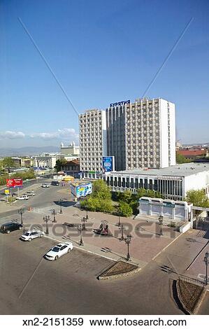 Buryatia Hotel, Ulan Ude, Buryatia, Siberia, Russia View Large Photo Image Stock Photo - Buryatia Hotel, Ulan Ude, Buryatia, Siberia, Russia. Fotosearch