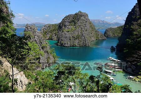 Calamian archipelago in Coron island, Philippines, South East Asia. View Large Photo Image Stock Image - Calamian archipelago in Coron island, Philippines, South East Asia.. Fotosearch