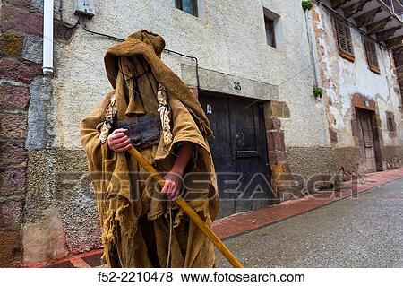 Carnival in Lantz, Navarra, Spain, Europe. View Large Photo Image Stock Photo - Carnival in Lantz, Navarra, Spain, Europe.. Fotosearch