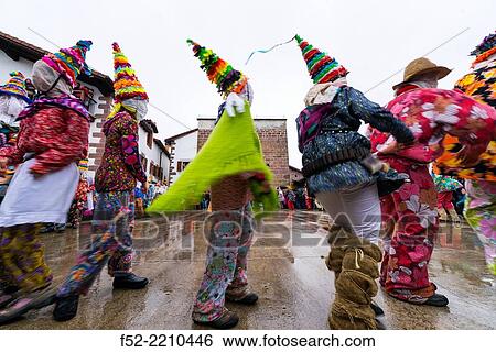 Carnival in Lantz, Navarra, Spain, Europe. View Large Photo Image Stock Photograph - Carnival in Lantz, Navarra, Spain, Europe.. Fotosearch