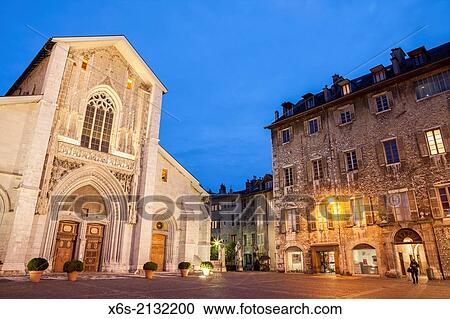 Cathédrale Saint-François, Chambery, Rhône-Alpes, France. View Large Photo Image Stock Image - Cathédrale Saint-François, Chambery, Rhône-Alpes, France.. Fotosearch