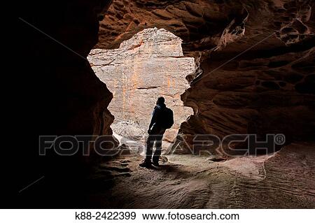Cave in the northern Grampians. Victoria, Australia. View Large Photo Image Stock Photo - Cave in the northern Grampians. Victoria, Australia.. Fotosearch