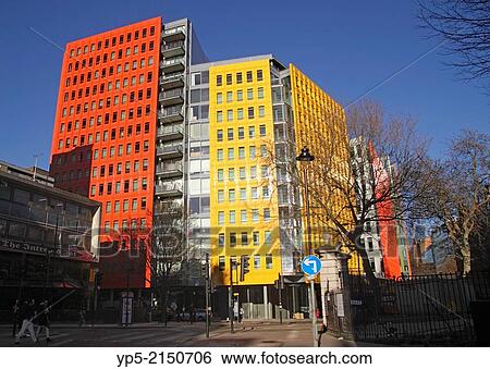 Stock Photograph - Central Saint Giles office and residential development London.. Fotosearch