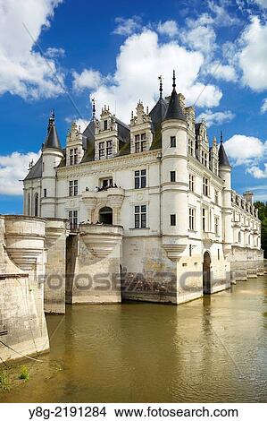 Chateau de Chenonceau, Chenonceaux, Loire Valley, France. View Large Photo Image Picture - Chateau de Chenonceau, Chenonceaux, Loire Valley, France.. Fotosearch