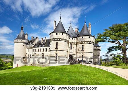 Stock Photography - Chaumont Castle, Chaumont sur Loire, Loire Valley, France.. Fotosearch