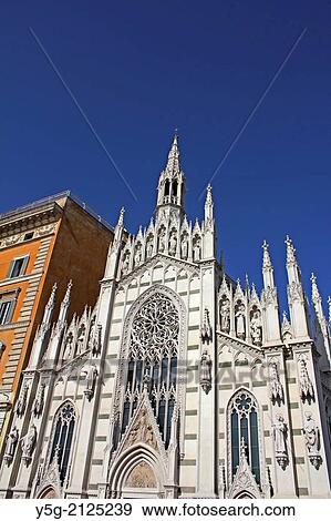 Chiesa del Sacro Cuore di Gesù in Prati church in rome italy View Large Photo Image Stock Photo - Chiesa del Sacro Cuore di Gesù in Prati church in rome italy. Fotosearch