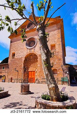 Church in Valldemossa on Mallorca, Balearic Islands, Spain. View Large Photo Image Stock Image - Church in Valldemossa on Mallorca, Balearic Islands, Spain.. Fotosearch