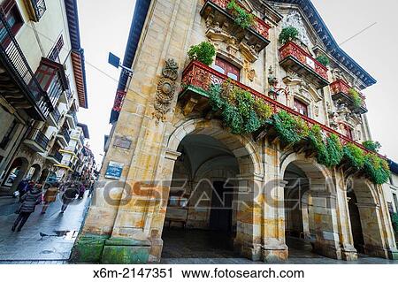 Stock Image - City Hall. OÃ±ate. Guipuzkoa, Spain.. Fotosearch