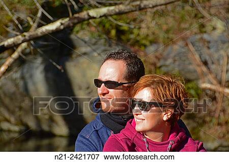 Stock Photo - Couple enjoying the weekend.. Fotosearch