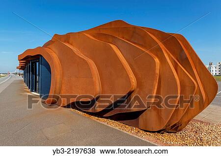 Stock Photo - East Beach Cafe, Littlehampton, Sussex, England.. Fotosearch