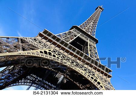 Picture - Eiffel Tower Paris France Europe FR City of Lights Gustav.. Fotosearch