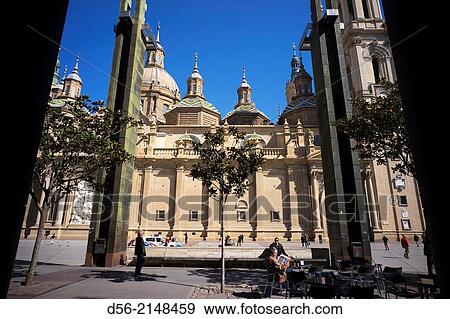 El Pilar, Zaragoza, Spain. View Large Photo Image Stock Photo - El Pilar, Zaragoza, Spain.. Fotosearch