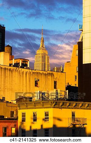 Empire State Building. New York City. NY, USA. View Large Photo Image Stock Photography - Empire State Building. New York City. NY, USA.. Fotosearch