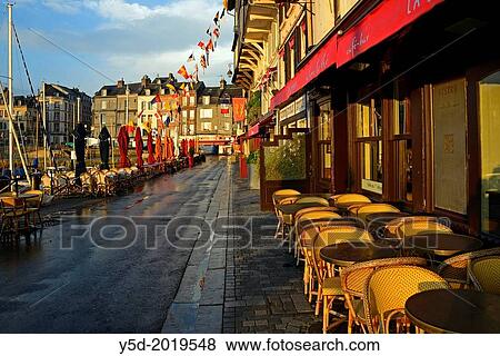 Empty street, very early morning, Vieux Bassin, Honfleur, Calvados, Normandy, France View Large Photo Image Stock Photo - Empty street, very early morning, Vieux Bassin, Honfleur, Calvados, Normandy, France. Fotosearch