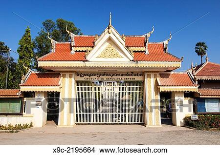 Entrance of the Killing Fields ( Choeung Ek ) Memorial Site in Phnom Penh, Cambodia. View Large Photo Image Picture - Entrance of the Killing Fields ( Choeung Ek ) Memorial Site in Phnom Penh, Cambodia.. Fotosearch