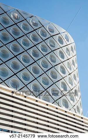 Facade of Rey Juan Carlos Hospital, by Rafael de La-Hoz. Mostoles, Madrid province, Spain. View Large Photo Image Stock Photo - Facade of Rey Juan Carlos Hospital, by Rafael de La-Hoz. Mostoles, Madrid province, Spain.. Fotosearch