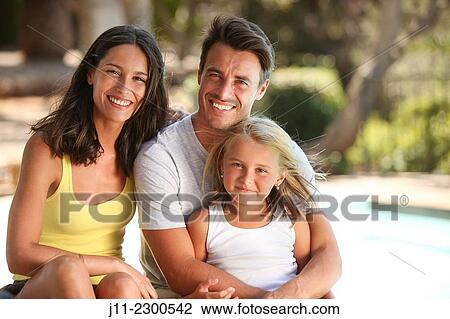 Stock Image - Family portrait. Fotosearch