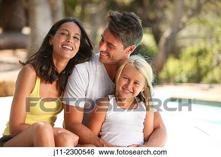 Stock Photograph - Family portrait. Fotosearch