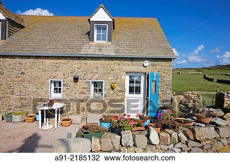 France, Normandy, Cotentin, La Hague district, along the the coastal path GR223, village of Auderville View Large Photo Image Stock Image - France, Normandy, Cotentin, La Hague district, along the the coastal path GR223, village of Auderville. Fotosearch