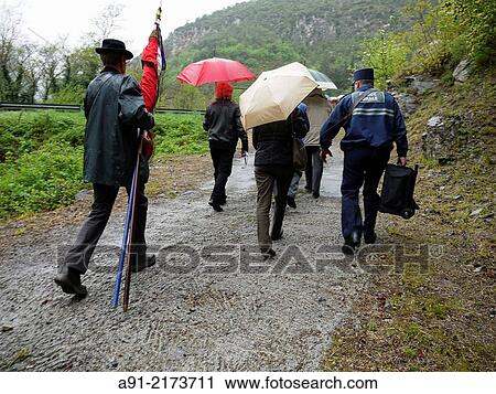 France, Provence, Alpes Maritimes (06), Saorge, April 26 commerating the slaughter of italian partisans in 1944, by the germans, with 4 survivors View Large Photo Image Stock Image - France, Provence, Alpes Maritimes (06), Saorge, April 26 commerating the slaughter of italian partisans in 1944, by the germans, with 4 survivors. Fotosearch
