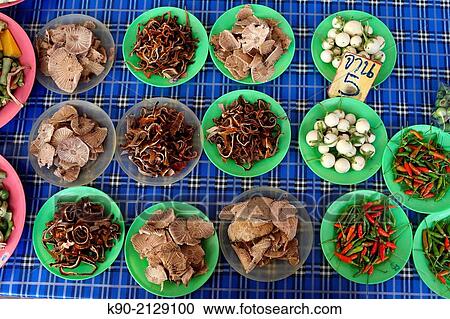 Fresh ingreedients for Thai food for sale on the market, one plate for five Bhat, Mae Hong Son, Thailand, Southeast Asia. View Large Photo Image Stock Image - Fresh ingreedients for Thai food for sale on the market, one plate for five Bhat, Mae Hong Son, Thailand, Southeast Asia.. Fotosearch