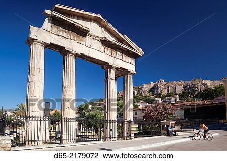 Greece, Central Greece Region, Athens, Roman Agora, columns. View Large Photo Image Stock Image - Greece, Central Greece Region, Athens, Roman Agora, columns.. Fotosearch