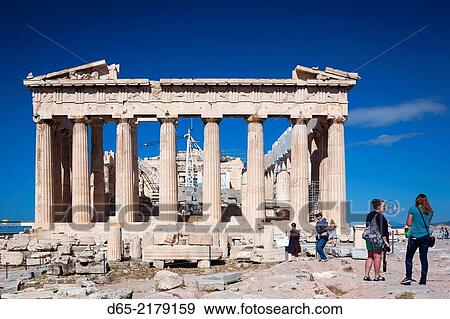 Greece, Central Greece Region, Athens, Acropolis, The Parthenon. View Large Photo Image Stock Photo - Greece, Central Greece Region, Athens, Acropolis, The Parthenon.. Fotosearch