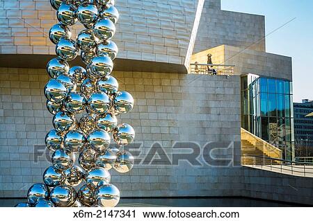 Guggenheim Museum and spheres sculpture. Bilbao, Spain. View Large Photo Image Stock Image - Guggenheim Museum and spheres sculpture. Bilbao, Spain.. Fotosearch