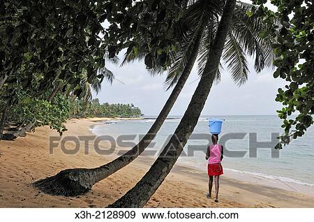 Ihame beach in the far southern part of Sao Tome Island, Republic of Sao Tome and Principe, Africa. View Large Photo Image Stock Photo - Ihame beach in the far southern part of Sao Tome Island, Republic of Sao Tome and Principe, Africa.. Fotosearch