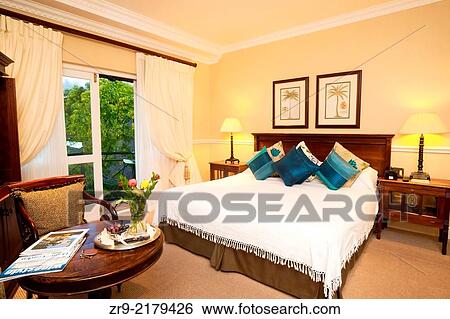 Interior bedroom at Mont Rochelle Winery Estate, Winelands, Franschhoek, South Africa. View Large Photo Image Stock Photograph - Interior bedroom at Mont Rochelle Winery Estate, Winelands, Franschhoek, South Africa.. Fotosearch