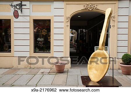 Kunst and Handwerk Shop on High Street - Hauptstrabe, Dresden, Saxony, Germany. View Large Photo Image Stock Image - Kunst and Handwerk Shop on High Street - Hauptstrabe, Dresden, Saxony, Germany.. Fotosearch
